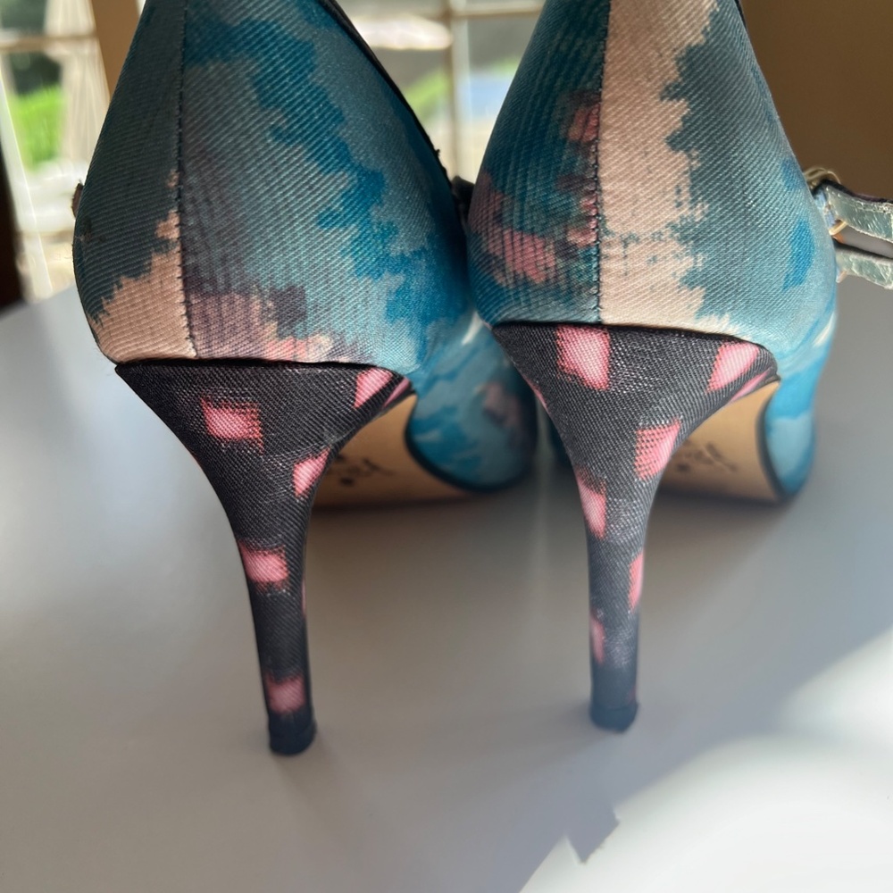 Miss Albright Anthropologie Woman's Blue/Multi Shoe size Women's 9M - Picture 5 of 7